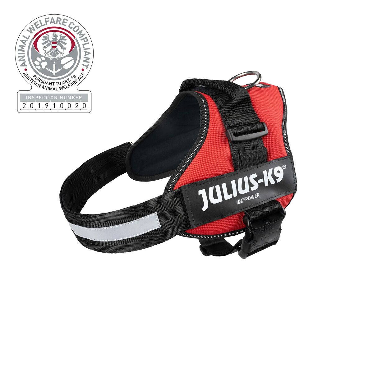 Szelki dla psa Julius K9 Power Czerwony M/L